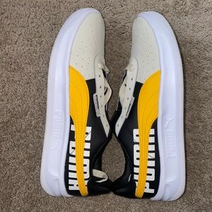 Puma Women's Sneakers - Yellow, Black, and White